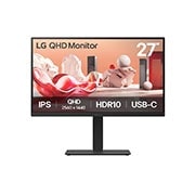 LG Moniteur IPS QHD 27” avec USB-C et Daisy Chain, 27BA75QB-B, thumbnail 1