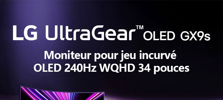 Image du logo UltraGear™ OLED GX9.	