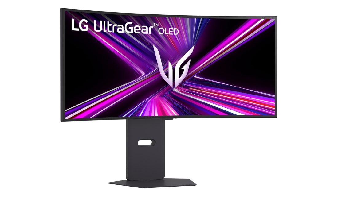 LG Moniteur pour jeu incurvé LG UltraGear™ OLED 240Hz 34 pouces | 0.03ms (GtG), DisplayHDR True Black 400, USB-C (PD 65 W) & HDMI 2.1, vue latérale à +15 degrés, 34GX900A-B, thumbnail 3