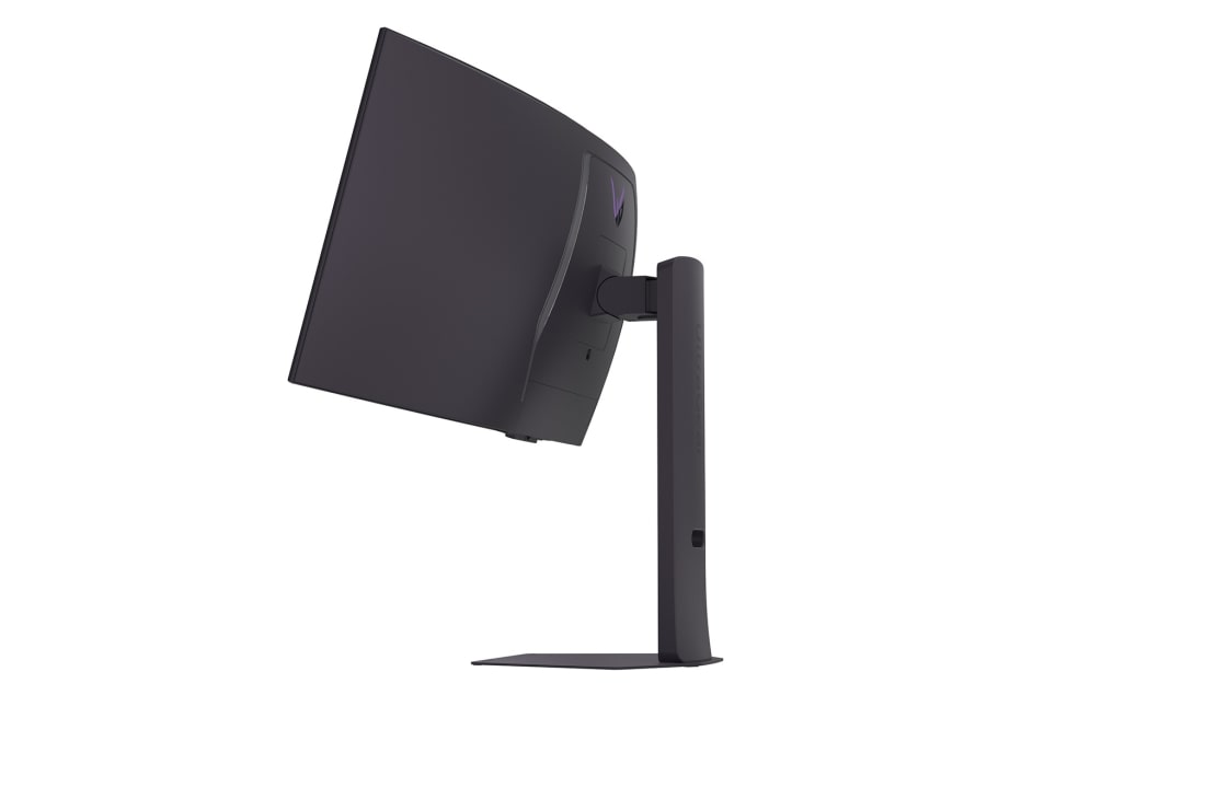 LG Moniteur pour jeu incurvé LG UltraGear™ OLED 240Hz 34 pouces | 0.03ms (GtG), DisplayHDR True Black 400, USB-C (PD 65 W) & HDMI 2.1, vue avant du moniteur avec le support en bas, 34GX900A-B, thumbnail 8