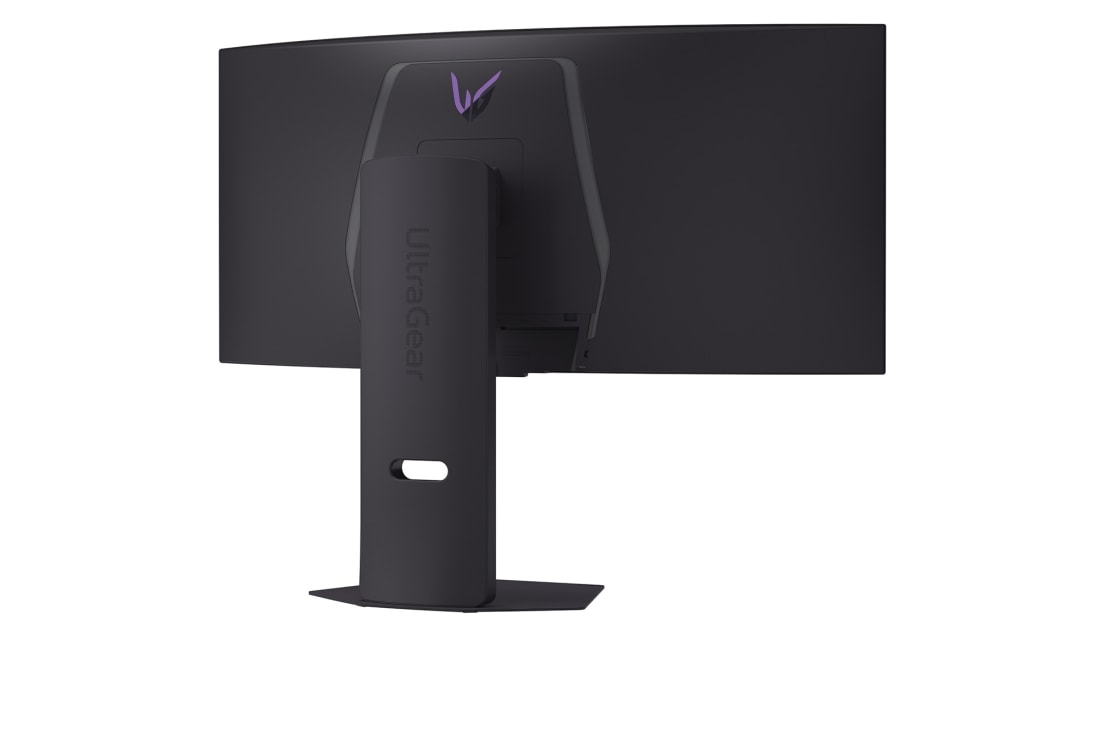 LG Moniteur pour jeu incurvé LG UltraGear™ OLED 240Hz 34 pouces | 0.03ms (GtG), DisplayHDR True Black 400, USB-C (PD 65 W) & HDMI 2.1, vue avant du moniteur avec le support en bas, 34GX900A-B, thumbnail 17