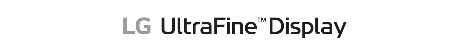 Logo du moniteur UltraFine LG.	