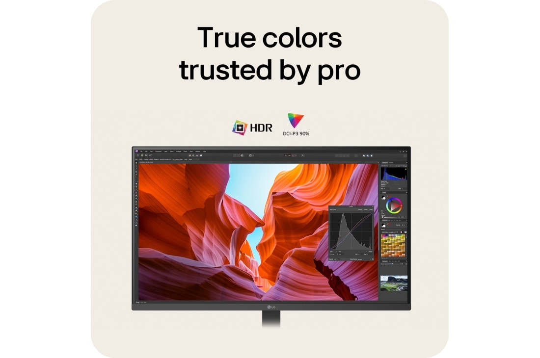 LG Moniteur VA 4K UHD UltraFine™ 31,5'', Vue supérieure avec l’écran incliné dans la direction opposée, 32U720A-B, thumbnail 13