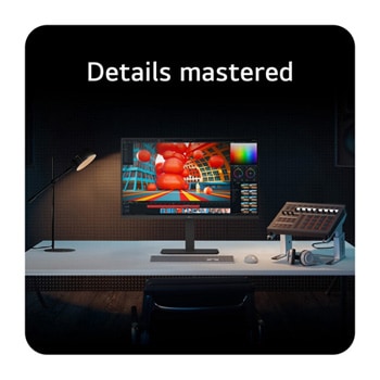 LG Moniteur VA 4K UHD UltraFine™ 31,5'', Vue de la fixation murale et du port, 32U720A-B, thumbnail 11