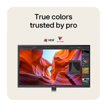 LG Moniteur VA 4K UHD UltraFine™ 31,5'', Vue supérieure avec l’écran incliné dans la direction opposée, 32U720A-B, thumbnail 13