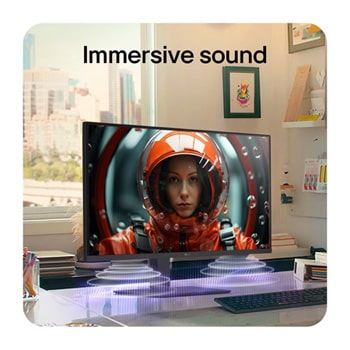 LG Moniteur VA 4K UHD UltraFine™ 31,5'', immersive sound, 32U720A-B, thumbnail 17