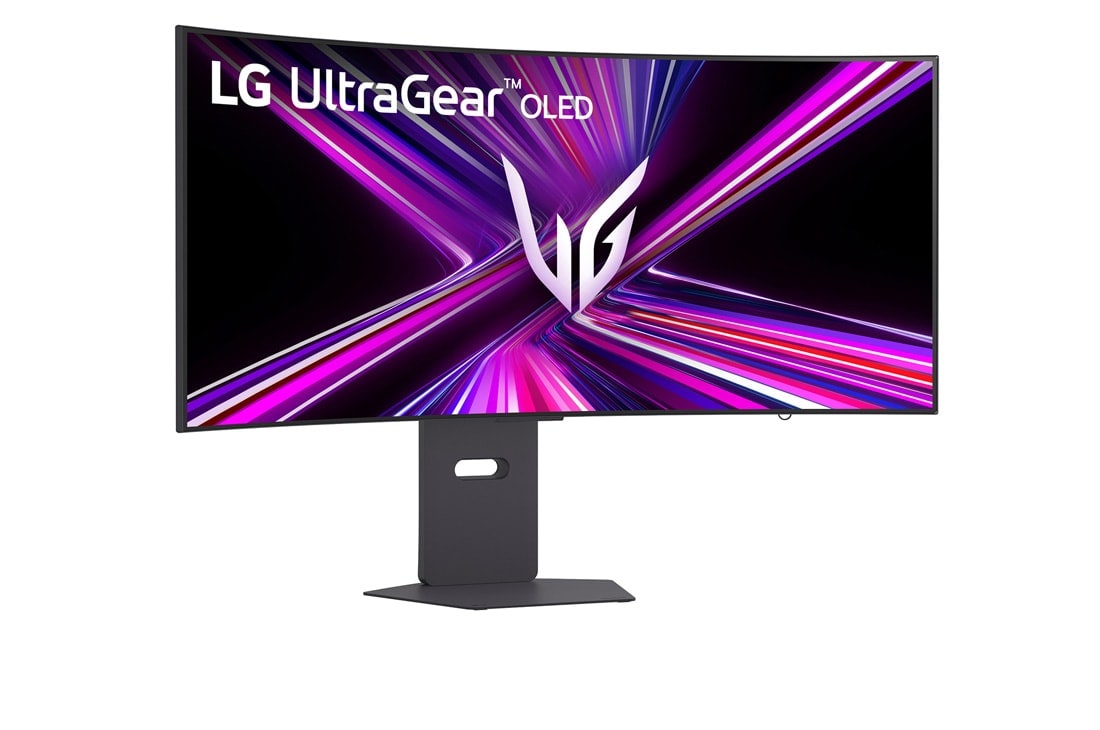 LG Moniteur pour jeu incurvé LG UltraGear™ OLED 240Hz 39 pouces | 0.03ms (GtG), DisplayHDR True Black 400, USB-C (PD 65 W) & HDMI 2.1, vue latérale à -15 degrés, 39GX900A-B, thumbnail 2