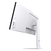 LG Écran Nano IPS incurvé UltraWide Dual QHD (5120x1440) 49&nbsp;pouces à 144Hz, Vue arrière latérale inclinée, 49U950A-W, thumbnail 7