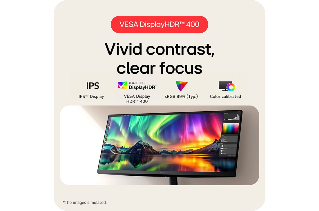 LG Écran IPS UltraWide 21:9 WFHD (2560x1080) 34 pouces, USP card, 34U511A-B, thumbnail 14