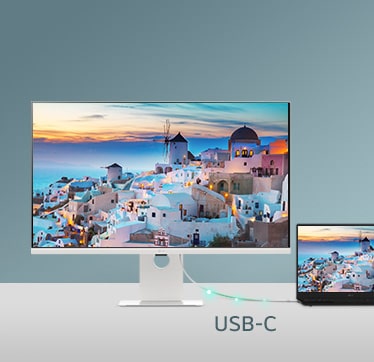 Une photo présentant les LG Smart Monitors dans un bureau et à la maison.