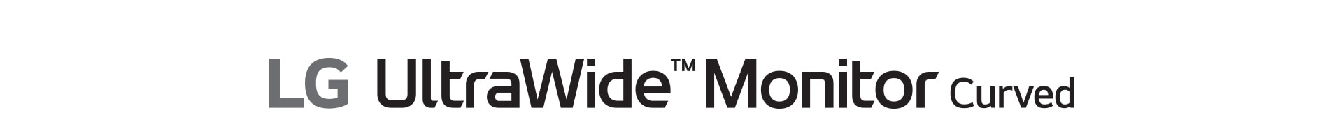 Logo LG UltraWide Monitor Curved.