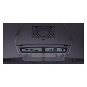 LG Moniteur pour jeu LG UltraGear™ GX8 OLED 4K UHD 32'' | 32GX850A avec Dual-Mode, 0.03ms (GtG), DisplayHDR True Black 400, panneau à reflet, vue arrière en gros plan des ports de connectivité, 32GX850A-B, thumbnail 14