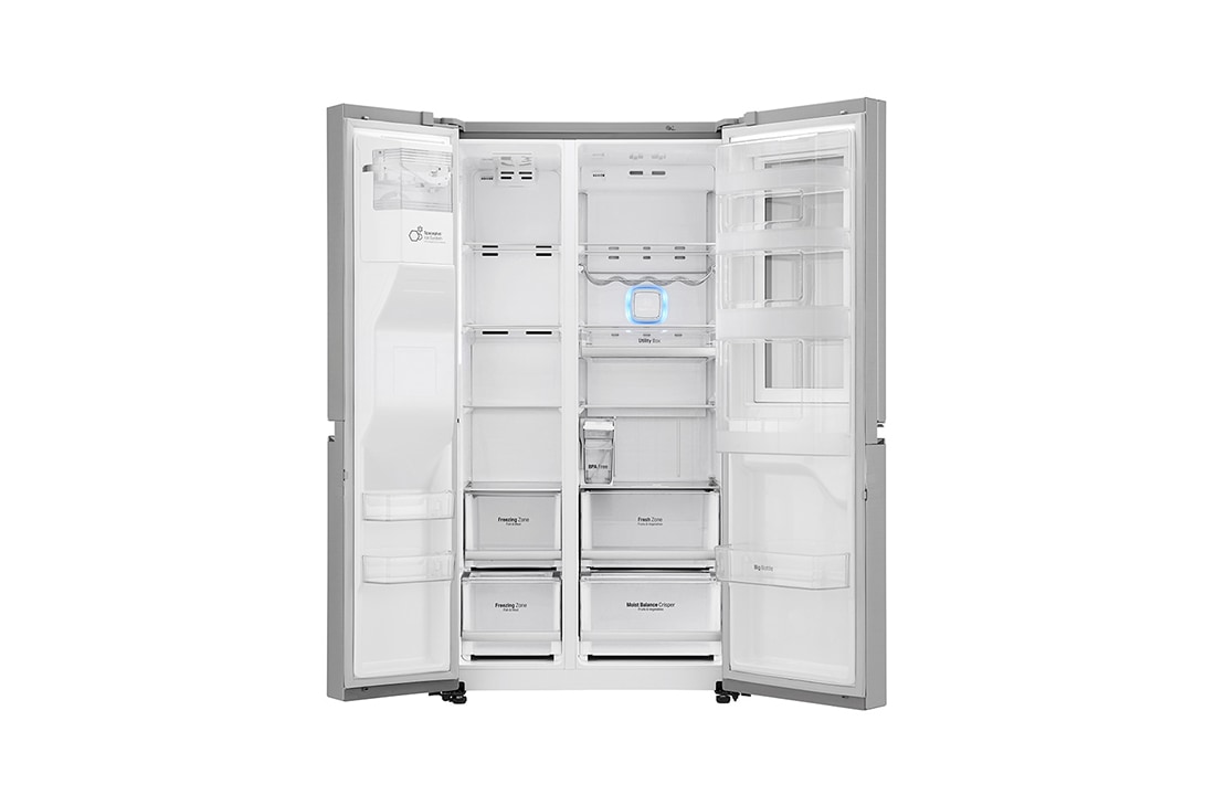 LG Knock. Knock. Keep it cool! | instaView™ Door-in-Door™ | 601L capacité | Réfrigérateur américain | Total No Frost  | Espace de refroidissement et de congélation supplémentaire| Compresseur linéaire Inverter, GSI960PZAZ, thumbnail 8