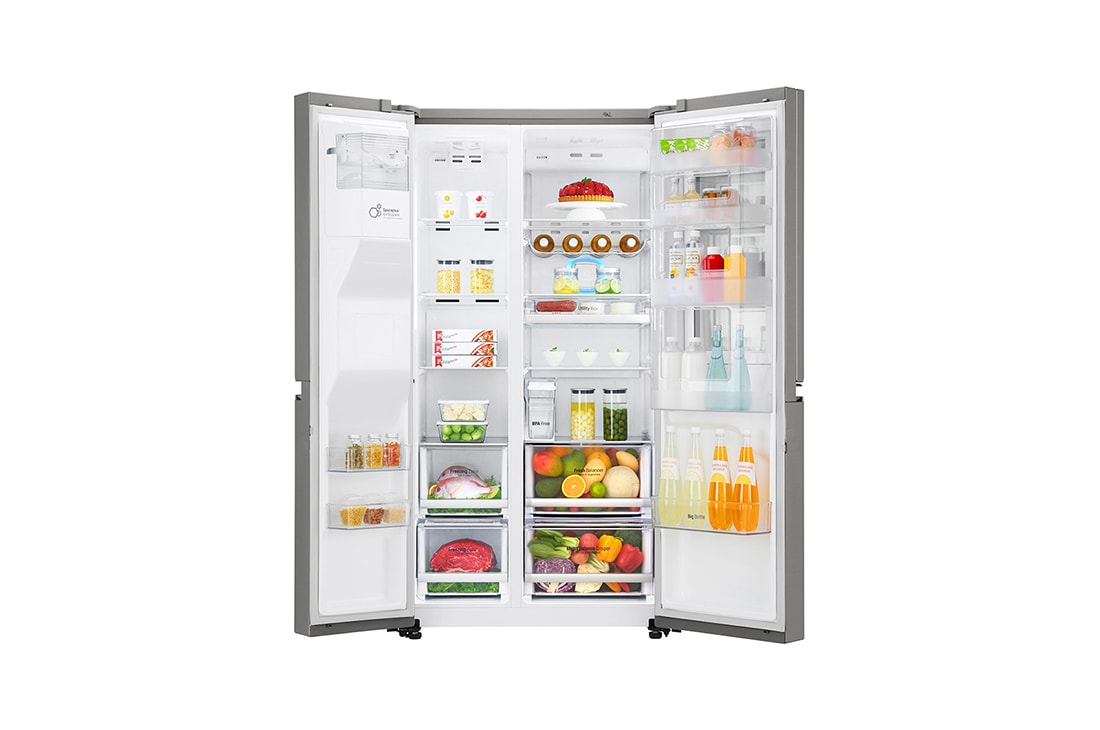 LG Knock. Knock. Keep it cool! | instaView™ Door-in-Door™ | 601L capacité | Réfrigérateur américain | Total No Frost  | Espace de refroidissement et de congélation supplémentaire| Compresseur linéaire Inverter, GSI960PZAZ, thumbnail 9