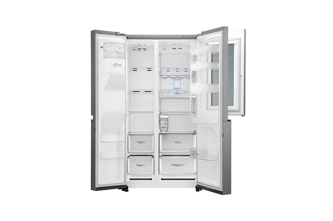 LG Knock. Knock. Keep it cool! | instaView™ Door-in-Door™ | 601L capacité | Réfrigérateur américain | Total No Frost  | Espace de refroidissement et de congélation supplémentaire| Compresseur linéaire Inverter, GSI960PZAZ, thumbnail 11