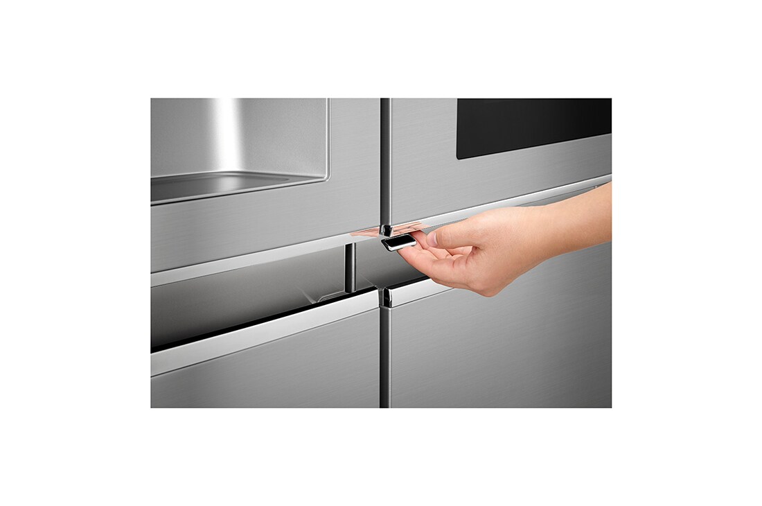 LG Knock. Knock. Keep it cool! | instaView™ Door-in-Door™ | 601L capacité | Réfrigérateur américain | Total No Frost  | Espace de refroidissement et de congélation supplémentaire| Compresseur linéaire Inverter, GSI960PZAZ, thumbnail 14