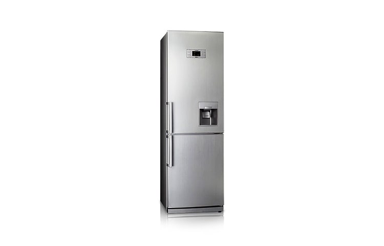 LG Frigo combiné Titanium avec No Frost, Refroidissement Multi Air Flow et Bioshield., GC-F399BTQA