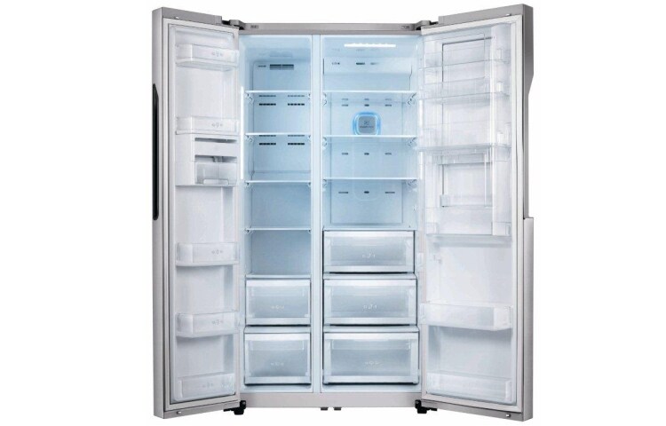 LG 4 Portes avec Door-in-Door™ | Soins parfait pour vos produits | Total no Frost | Compresseur lineaire garanti 10 ans | Distributeur eau et glacçons, GS9366NSFZ, thumbnail 3