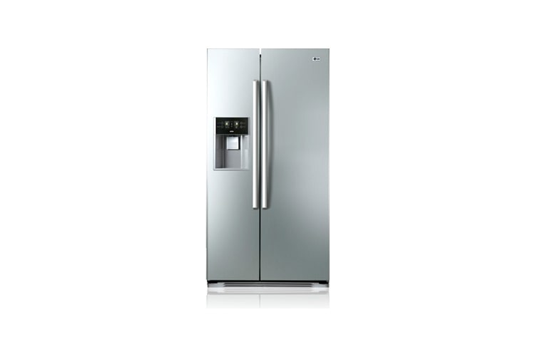 LG Réfrigérateur Side by Side avec No frost et Bioshield., GW-L207FNQV, thumbnail 1