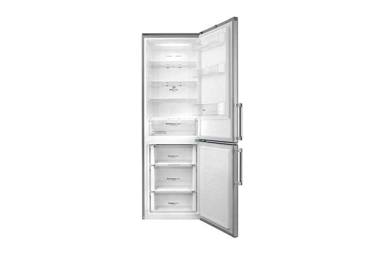 LG Toujours économique A+|Compresseur linéaire Inverter | Multi-Air Flow Cooling | Moist Balance Crisper |  Congélateur plus grand., GBB59PZKVB, thumbnail 6