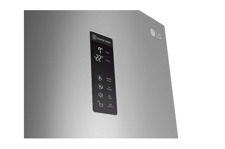 LG Total no frost |Compresseur linéaire Inverter |  Multi-Air Flow |  Moist Balance Crisper | FRESH Converter | FRESH Balancer  | Congélateur plus grand., GBB59PZFZB, thumbnail 4