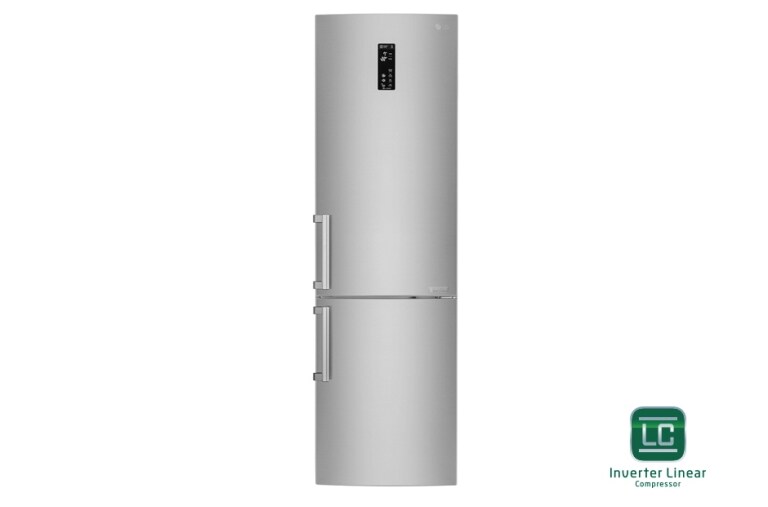 LG Total no frost | Compresseur linéaire Inverter |  Multi-Air Flow |  Moist Balance Crisper, GBB59NSYFE, thumbnail 1