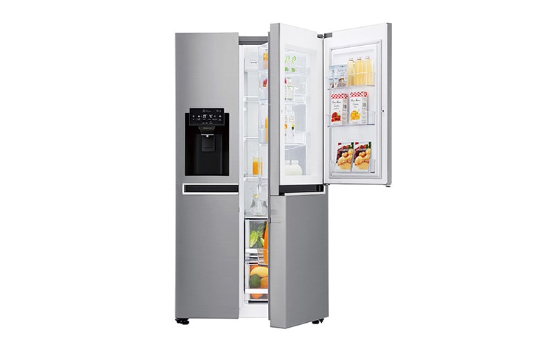 LG 668L Réfrigérateur américain Gris | Door-in-Door | Total No Frost | Compresseur linéaire Inverter, GSJ760PZXV, thumbnail 1