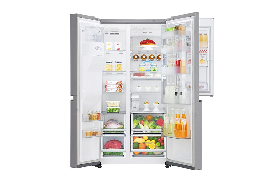 LG Toujours économique F | Door-in-Door® | Grande capacité | Total no Frost | Compresseur lineaire garanti 10 ans, GSJ961PZBZ, thumbnail 3