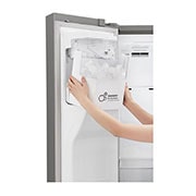 LG 601L capacité | Door-in-Door® | Espace de refroidissement et de congélation supplémentaire  |Total no Frost | Compresseur Linéare Inverter garanti 10 ans, GSJ960PZBZ, GSJ960PZBZ, thumbnail 6