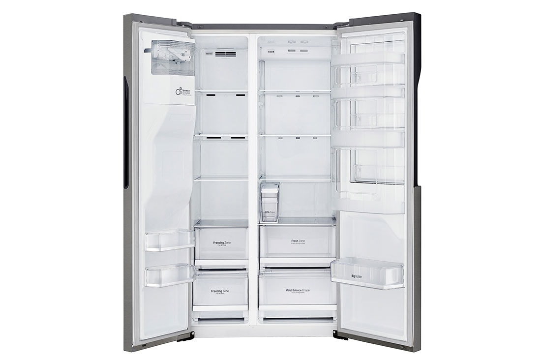 LG 606L capacité | Door-in-Door™ | Distributeur d'eau et de glaçons | Moist Balance Crisper™ | Total No Frost | Compresseur Linéare Inverter, GSJ361DIDV, GSJ361DIDV, thumbnail 4