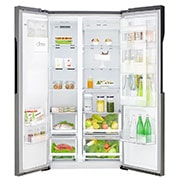 LG 606L capacité | Door-in-Door™ | Distributeur d'eau et de glaçons | Moist Balance Crisper™ | Total No Frost | Compresseur Linéare Inverter, GSJ361DIDV, GSJ361DIDV, thumbnail 3