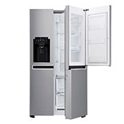 LG 601L capacité | Door-in-Door® | Espace de refroidissement et de congélation supplémentaire  |Total no Frost | Distributeur d'eau et de glaçons | Compresseur Linéare Inverter, GSJ760PZUZ, thumbnail 11