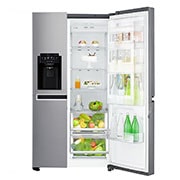 LG 601L capacité | Door-in-Door® | Espace de refroidissement et de congélation supplémentaire  |Total no Frost | Distributeur d'eau et de glaçons | Compresseur Linéare Inverter, GSJ760PZUZ, thumbnail 12