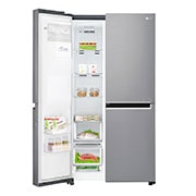 LG 601L capacité | Door-in-Door® | Espace de refroidissement et de congélation supplémentaire  |Total no Frost | Distributeur d'eau et de glaçons | Compresseur Linéare Inverter, GSJ760PZUZ, thumbnail 13