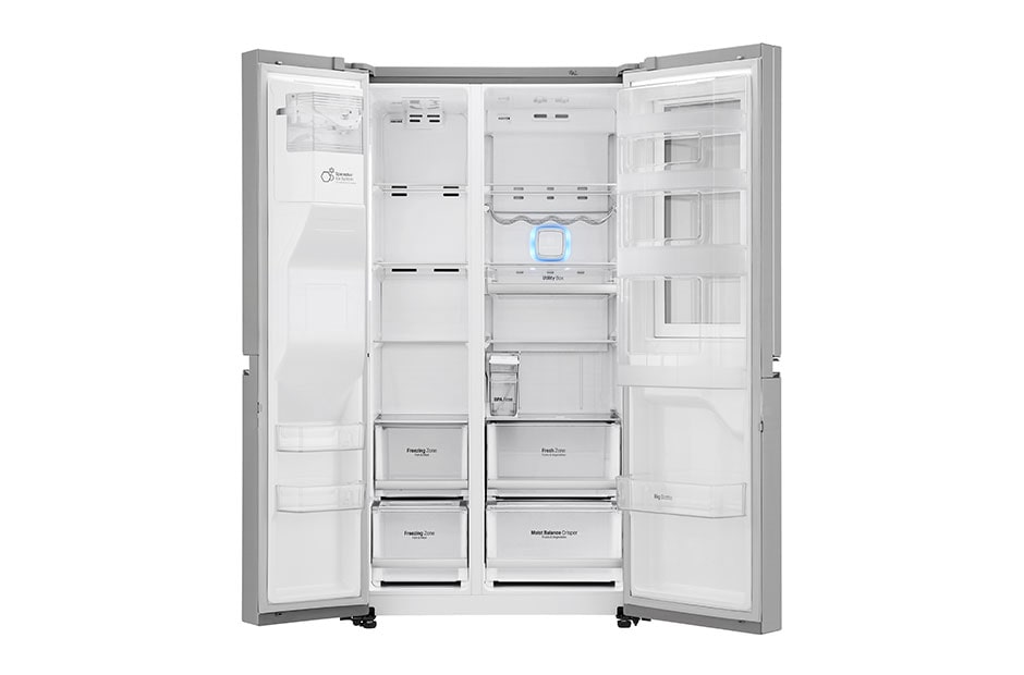 LG Knock, Knock! Instaview | Door-in-Door® Réfrigérateur américain | Total No Frost | Grande Capacité | Compresseur linéaire| Non Plumbing, GSX961NEAZ, thumbnail 8