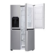 LG Door-in-Door® | 601L capacité | Espace de refroidissement et de congélation supplémentaire  |Total no Frost | Distributeur d'eau et de glaçons | Compresseur Linéare Inverter | Non Plumbing, GSJ461DIDV, thumbnail 3