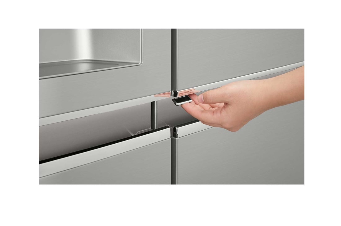 LG Door-in-Door® | 601L capacité | Espace de refroidissement et de congélation supplémentaire  | Total no Frost | Distributeur d'eau et de glaçons |  Compresseur Linéare Inverter, GSJ470DIDV, thumbnail 10