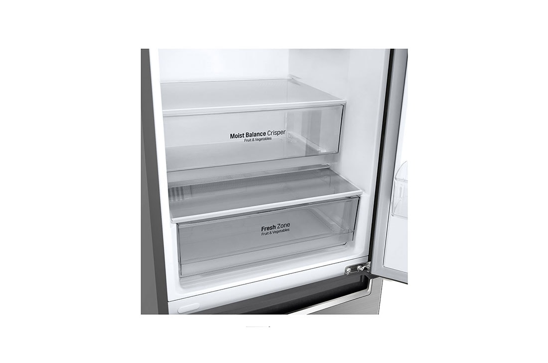 LG Door Cooling + | 384L capacité | Total no frost  | Compresseur linéaire | Grande capacité | 36dB – Le réfrigérateur le plus silencieux, GBB62PZJZN, thumbnail 6