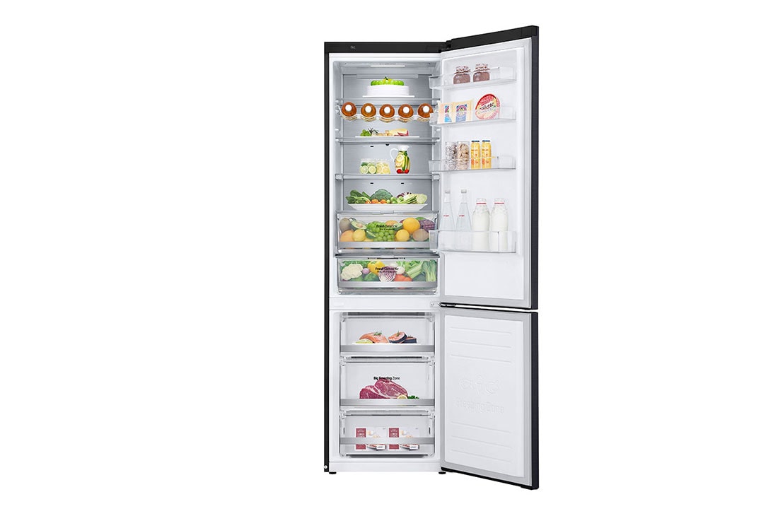 LG Door Cooling<sup>+</sup> | 384L capacité | Total no Frost  |  Compresseur linéaire Inverter | Grande capacité | 36dB – réfrigérateur le plus silencieux, GBB92MCAXP, thumbnail 2