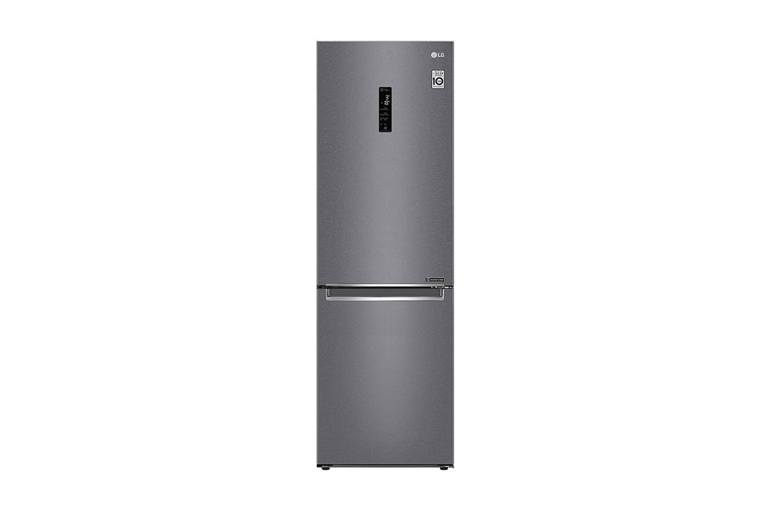 LG Door Cooling<sup>+</sup> | 341L capacité | Total no Frost  |  Compresseur linéaire Inverter | Grande capacité | 36dB – réfrigérateur le plus silencieux, GBB61DSHZN