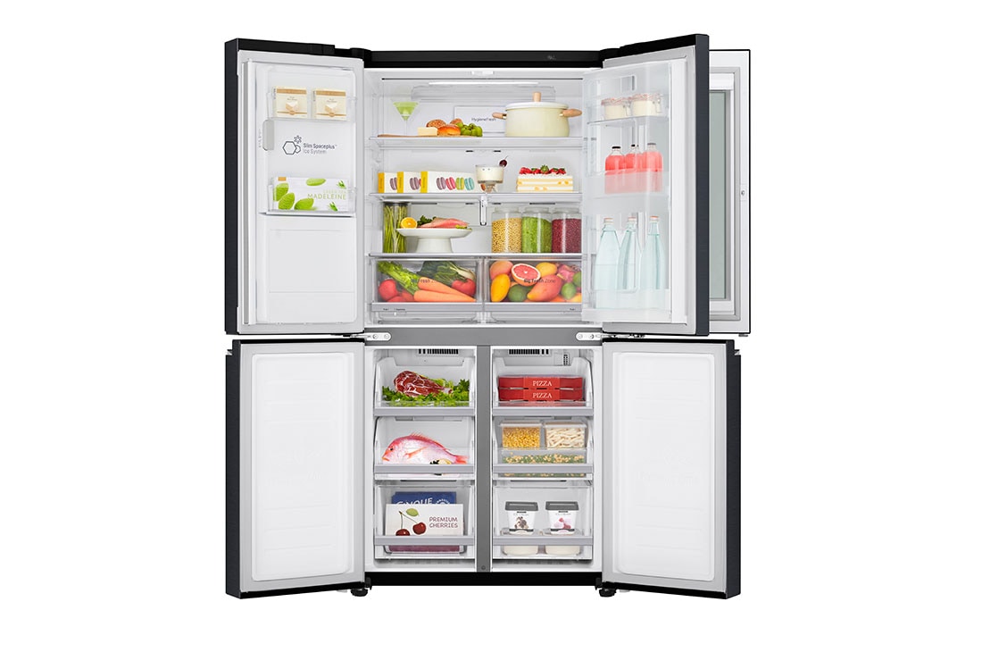 LG Réfrigérateur Multi-Portes, version Slim | Finition carbone | InstaView Door-In-Door™ , GMX844MCKV, thumbnail 3