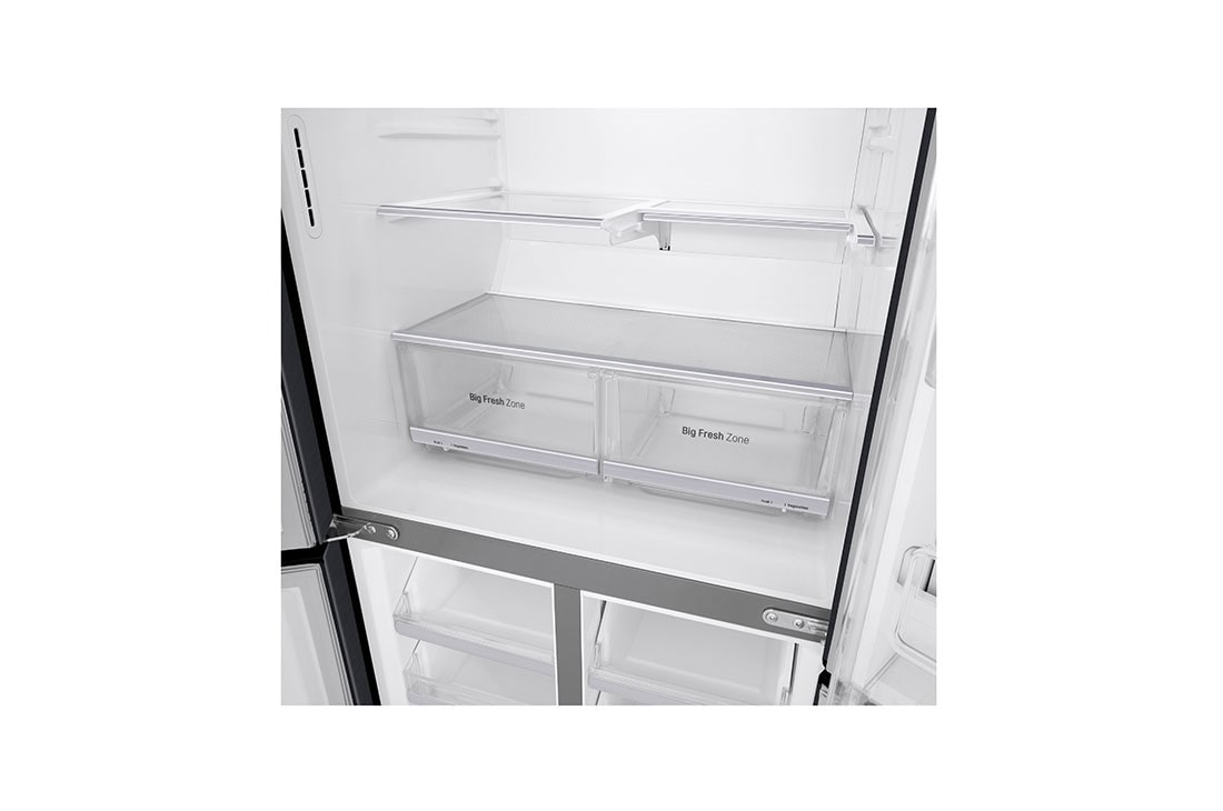 LG Réfrigérateur Multi-Portes, version Slim | Finition carbone | InstaView Door-In-Door™ , GMX844MCKV, thumbnail 6