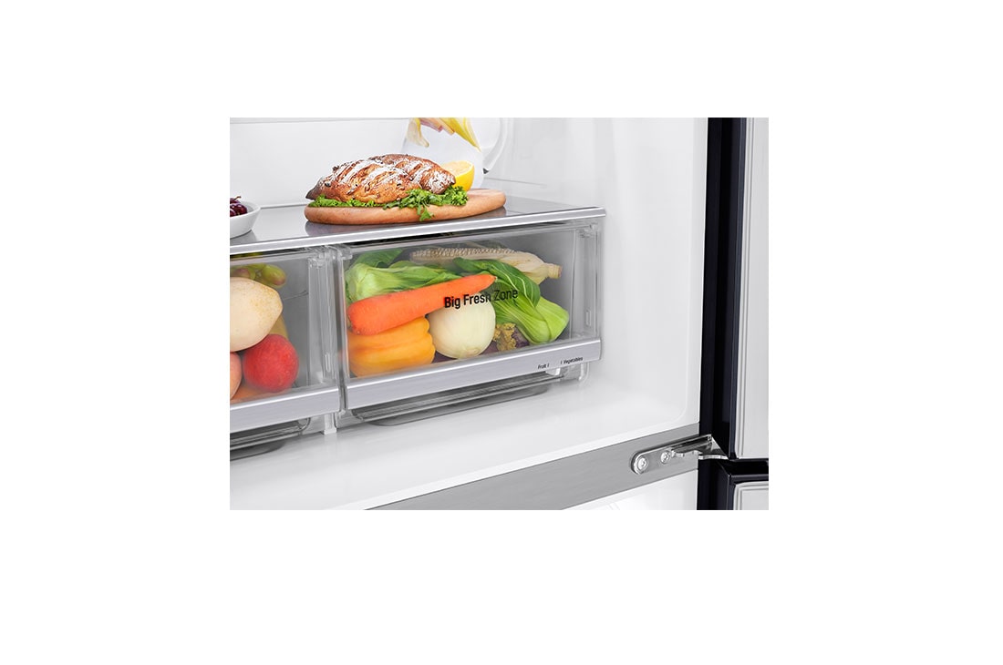 LG Réfrigérateur Multi-Portes, version Slim | Finition carbone | InstaView Door-In-Door™ , GMX844MCKV, thumbnail 10