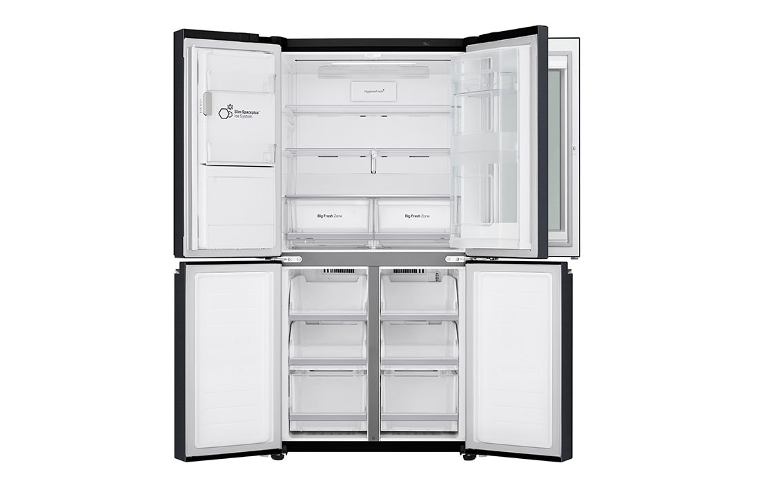 LG Réfrigérateur Multi-Portes, version Slim | Finition carbone | InstaView Door-In-Door™ , GMX844MCKV, thumbnail 12