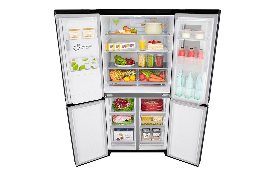 LG Réfrigérateur Multi-Portes, version Slim | Finition carbone | InstaView Door-In-Door™ , GMX844MCKV, thumbnail 13