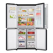LG Réfrigérateur Multi-Portes, version Slim | Finition carbone | InstaView Door-In-Door™ , GMX844MCKV, thumbnail 3