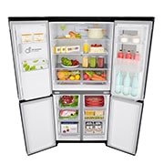 LG Réfrigérateur Multi-Portes, version Slim | Finition carbone | InstaView Door-In-Door™ , GMX844MCKV, thumbnail 13