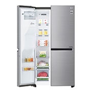 LG Espace de refroidissement et de congélation supplémentaire | 601L capacité | Total no Frost | Distributeur d'eau et de glaçons | Compresseur Linéare Inverter, GSL960PZVZ, thumbnail 3