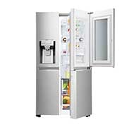LG Knock. Knock. Keep it cool! | InstaView™ Door-in-Door™ | 601L capacité | Réfrigérateur américain | DoorCooling+™ | Total No Frost, GSX960NSVZ, thumbnail 5