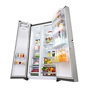 LG Knock. Knock. Keep it cool! | InstaView™ Door-in-Door™ | 601L capacité | Réfrigérateur américain | DoorCooling+™ | Total No Frost, GSX960NSVZ, thumbnail 12